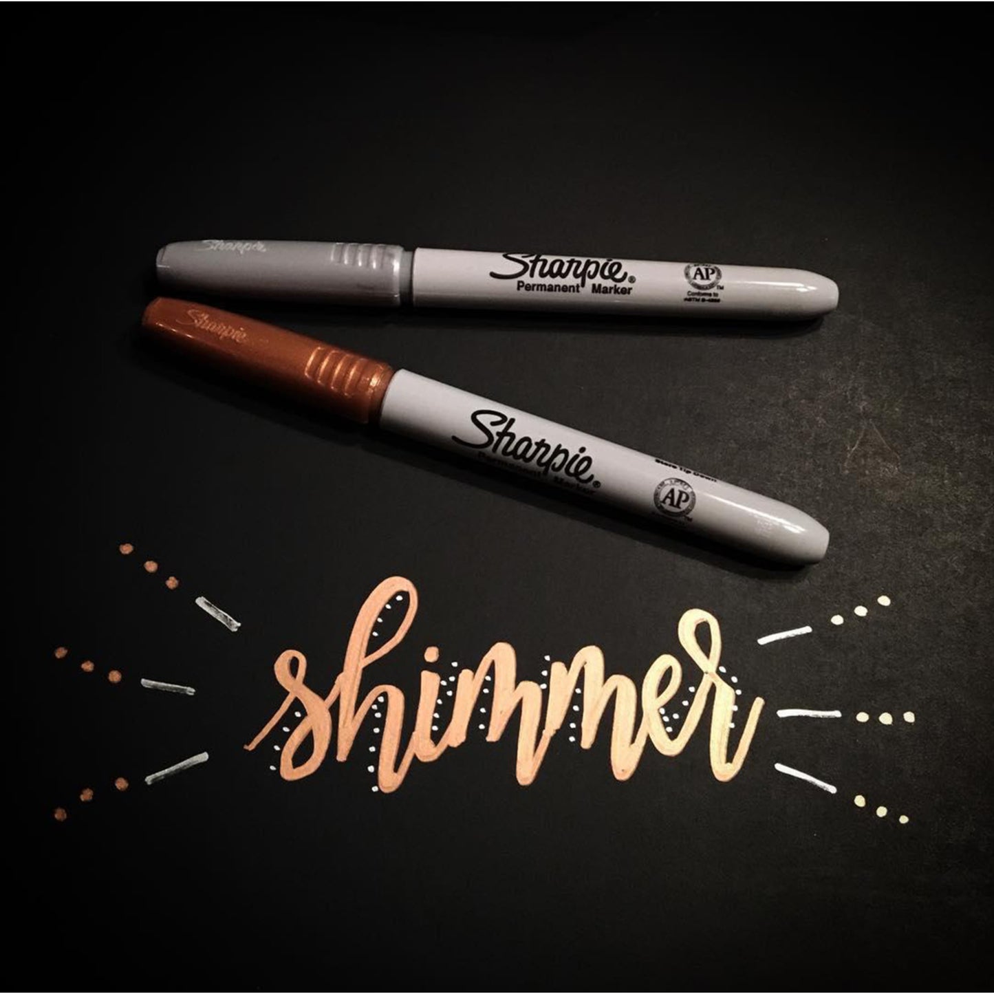 Metallic Markers - Set of 3