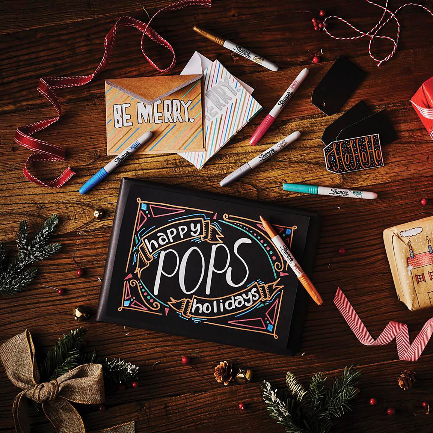Metallic Markers - Set of 3