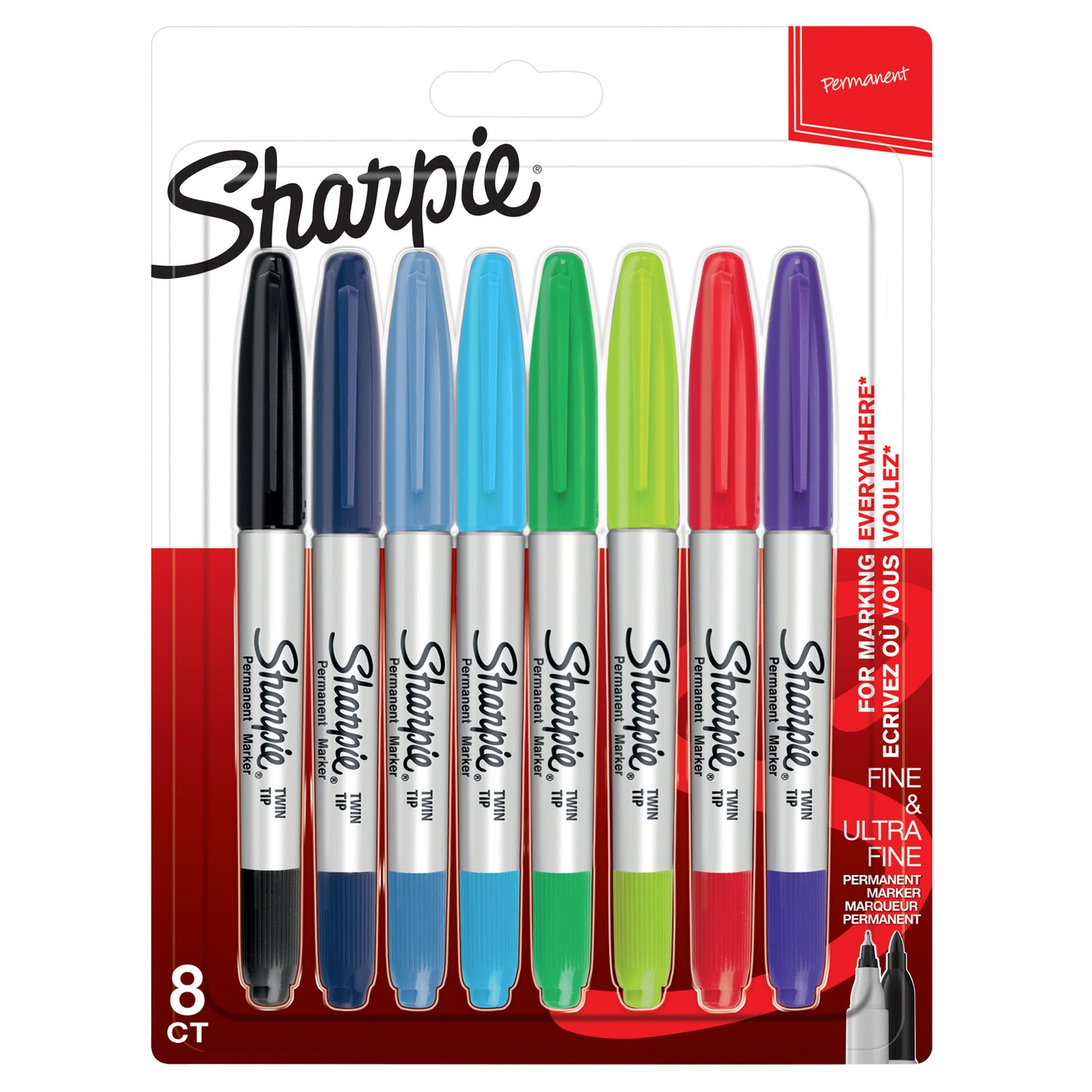 Sharpie Twin Tip Marker - Set of 8 Markers