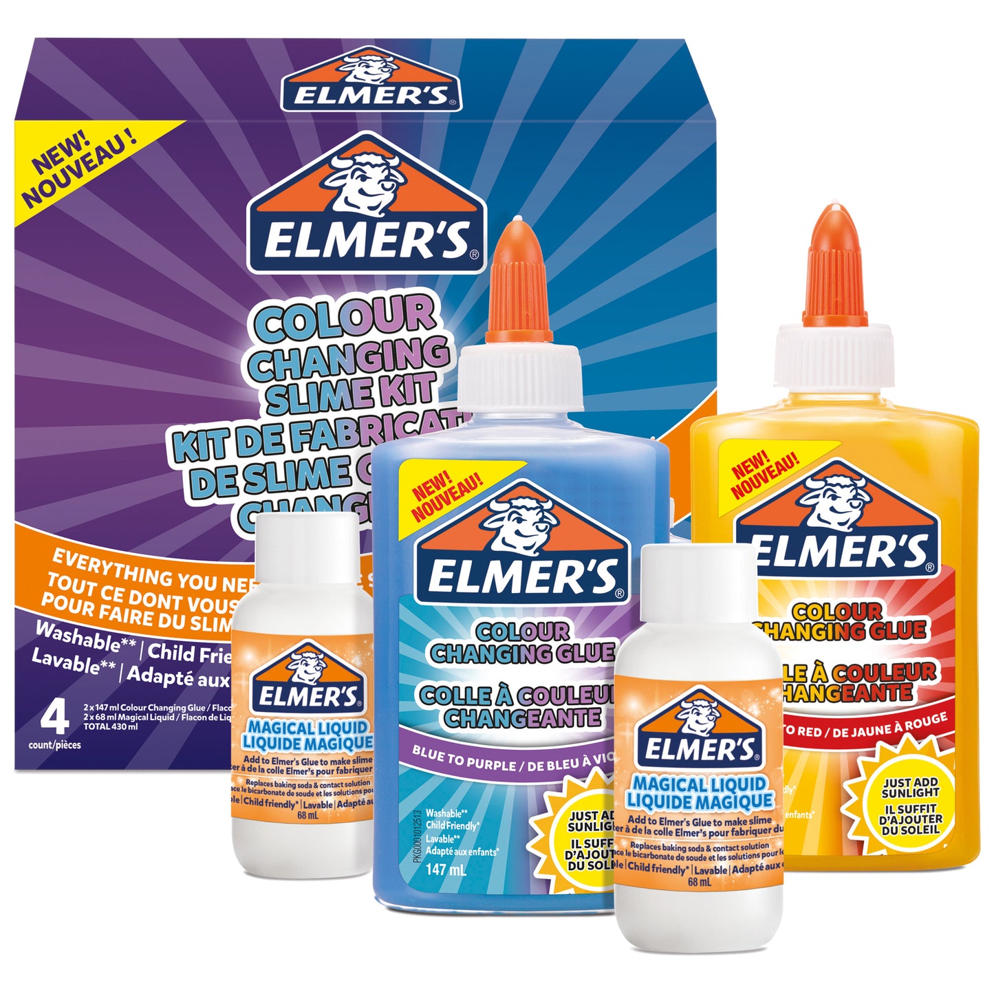 Elmer's Slime Kits (Colour Changing Slime Kit)