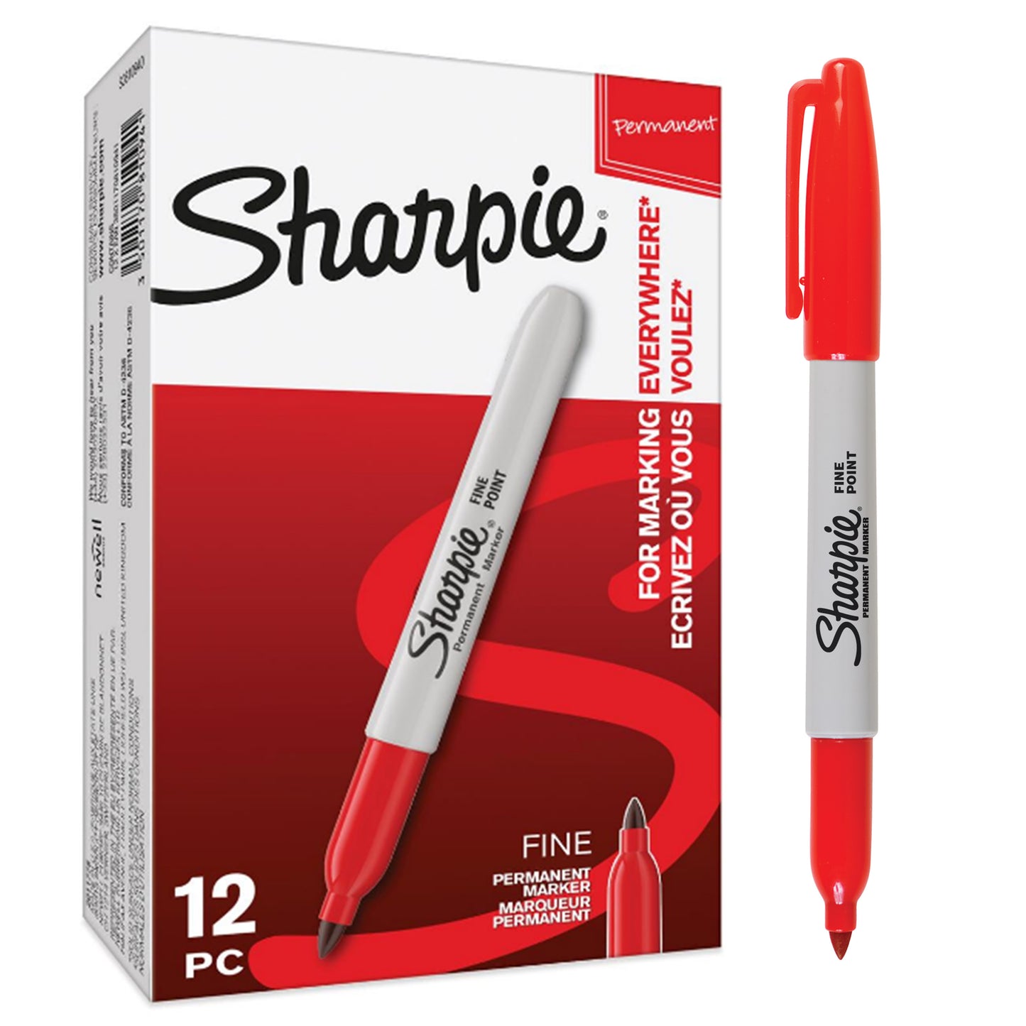 Sharpie Fine Tip Black Marker