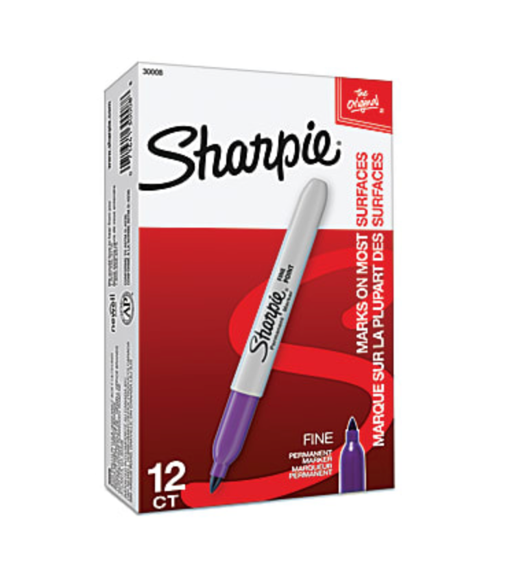 Sharpie Fine Tip Black Marker