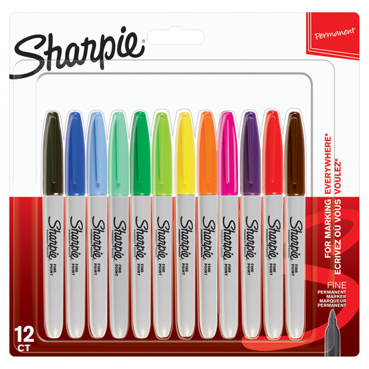 Sharpie Fine Tip Marker - Set of 12