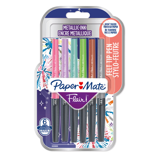 Flair Metallic Pens Set of 6