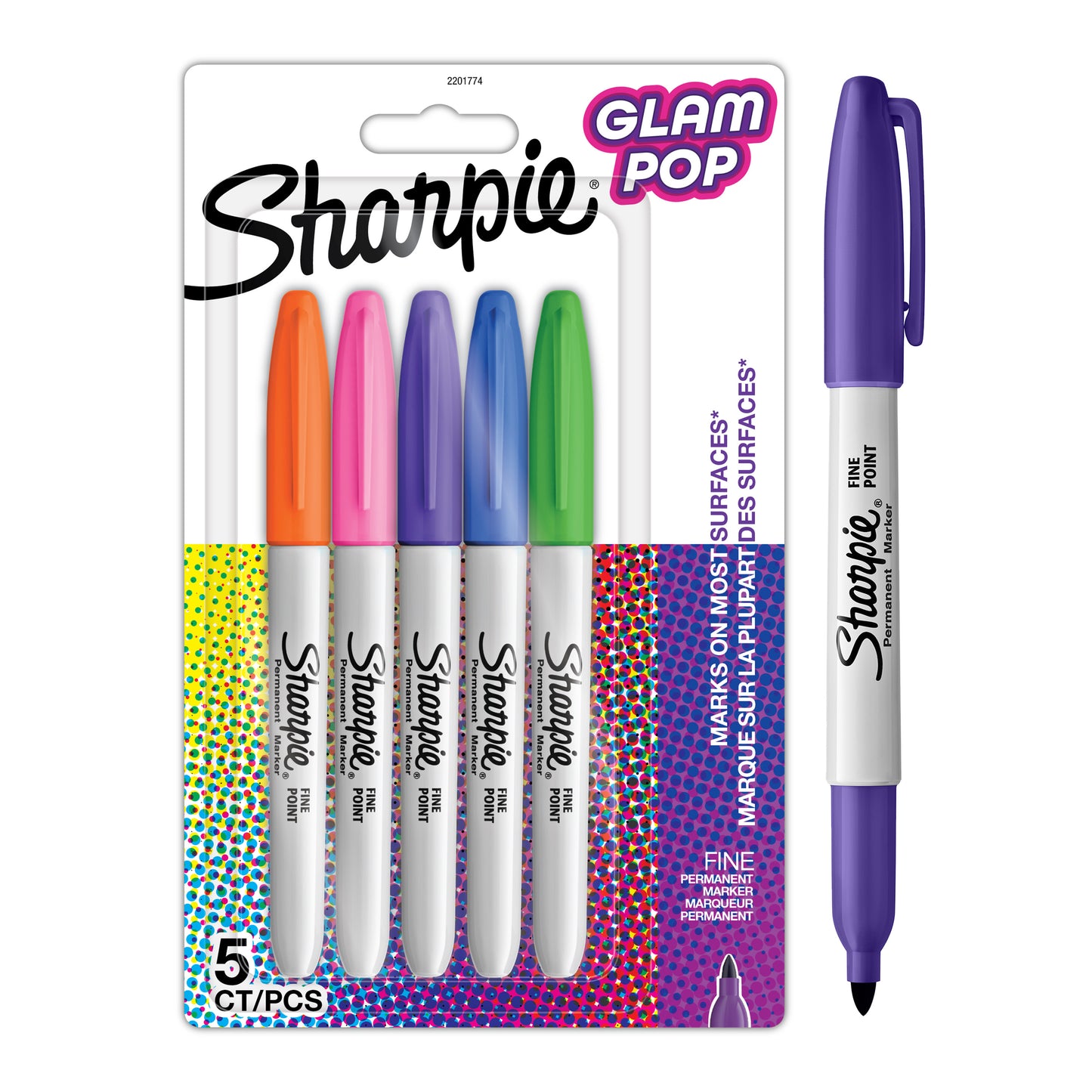 Sharpie Glam Pop - Set of 5