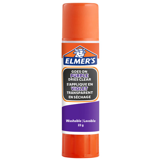 Elmer's Glue Sticks (Purple Disappearing Glue)