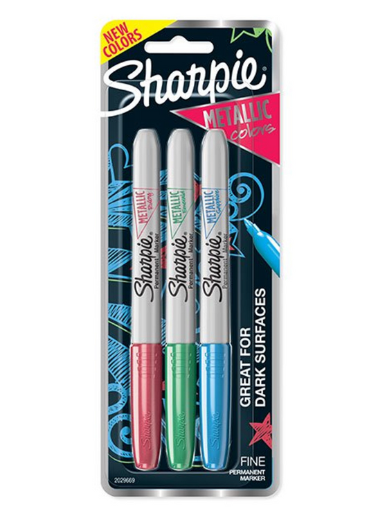 Metallic Markers - Set of 3